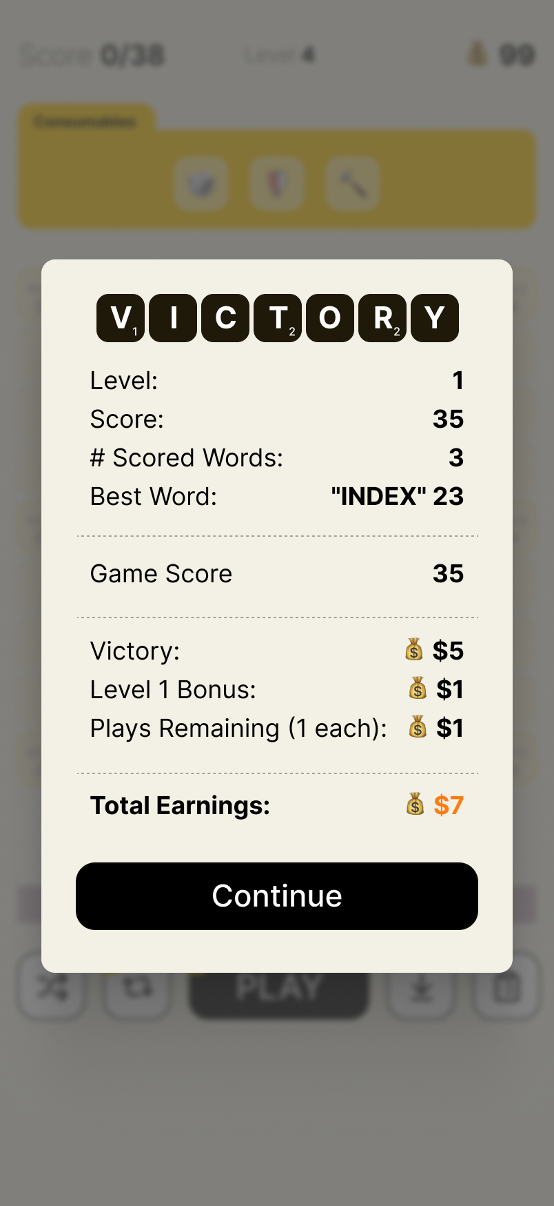 Scrabble Words Features
